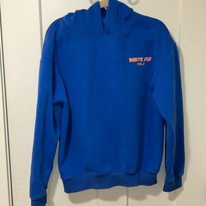 White Fox Boutique Blue Hoodie